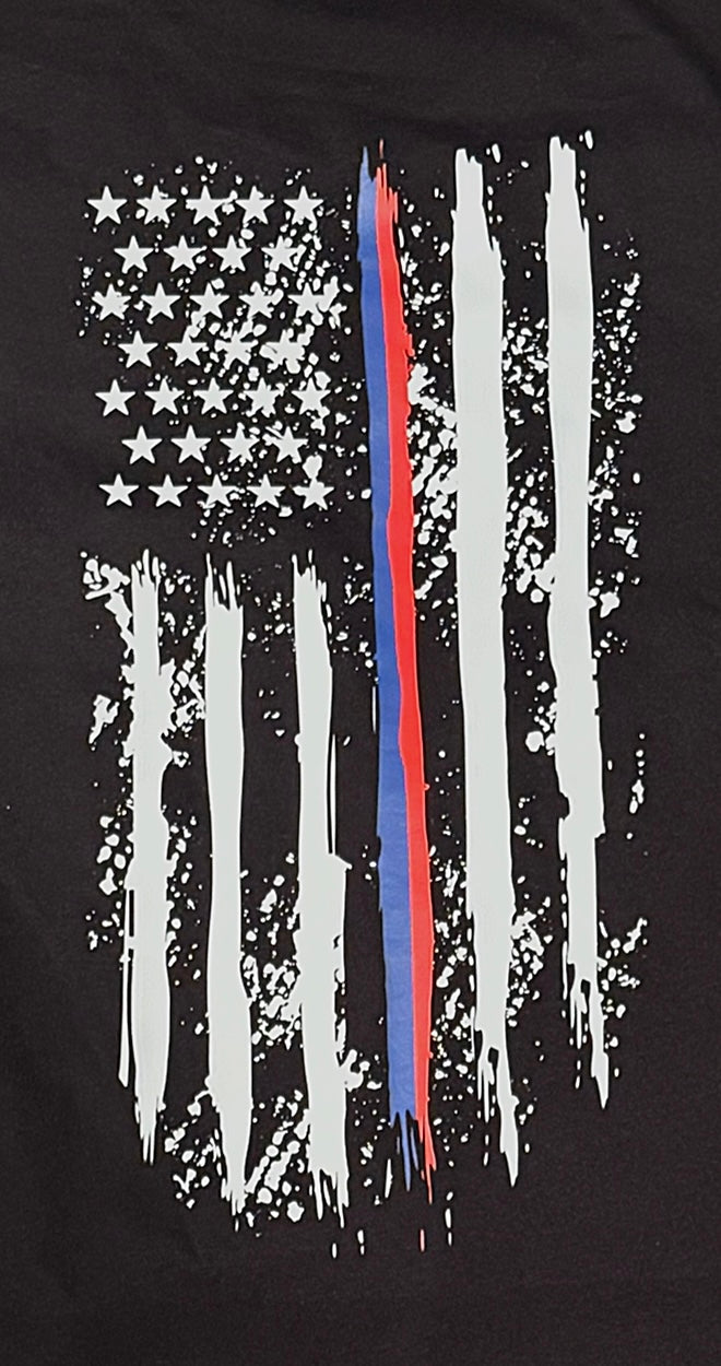 “Blue Line, Red Line” 1st Responder T-Shirt
