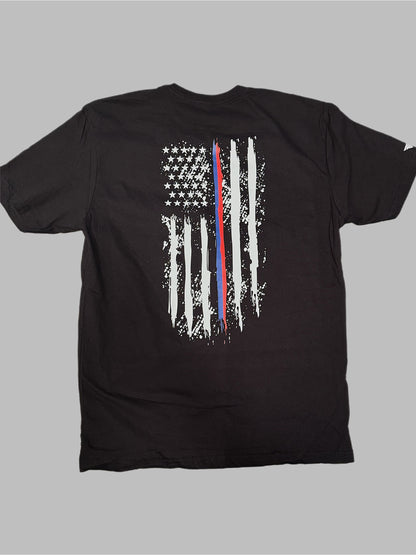 “Blue Line, Red Line” 1st Responder T-Shirt