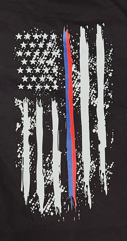 “Blue Line, Red Line” 1st Responder T-Shirt